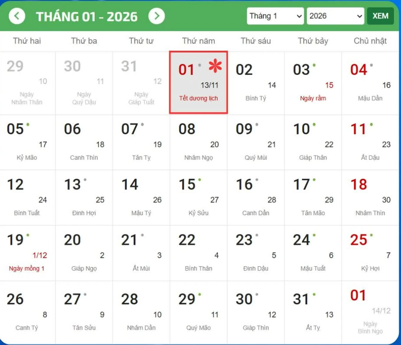 Bộ Nội vụ đề xuất nghỉ 4 ngày Tết Dương lịch 2026