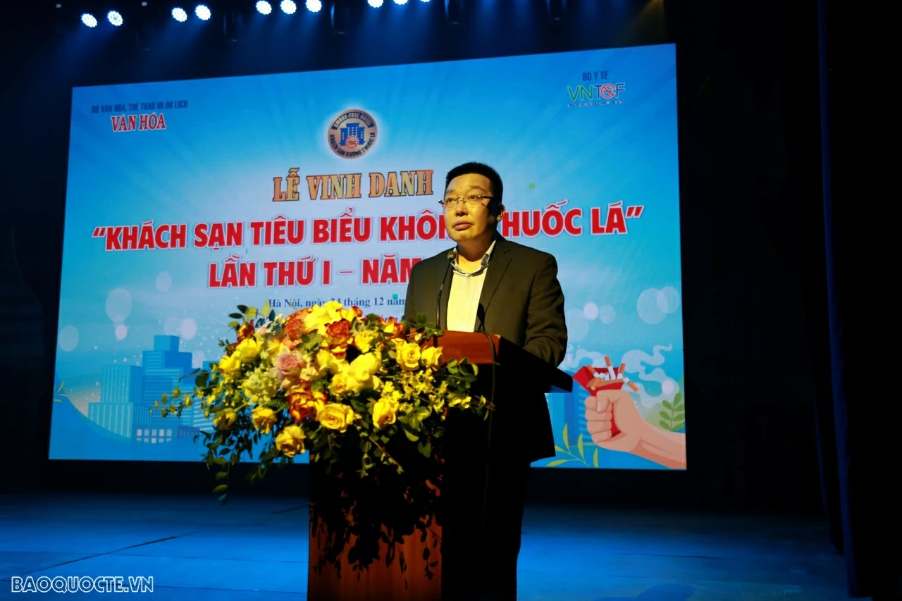 Lễ vinh danh “Khách sạn tiêu biểu không thuốc lá”, lần thứ I – năm 2025 Lễ vinh danh “Khách sạn tiêu biểu không thuốc lá”, lần thứ I – năm 2025