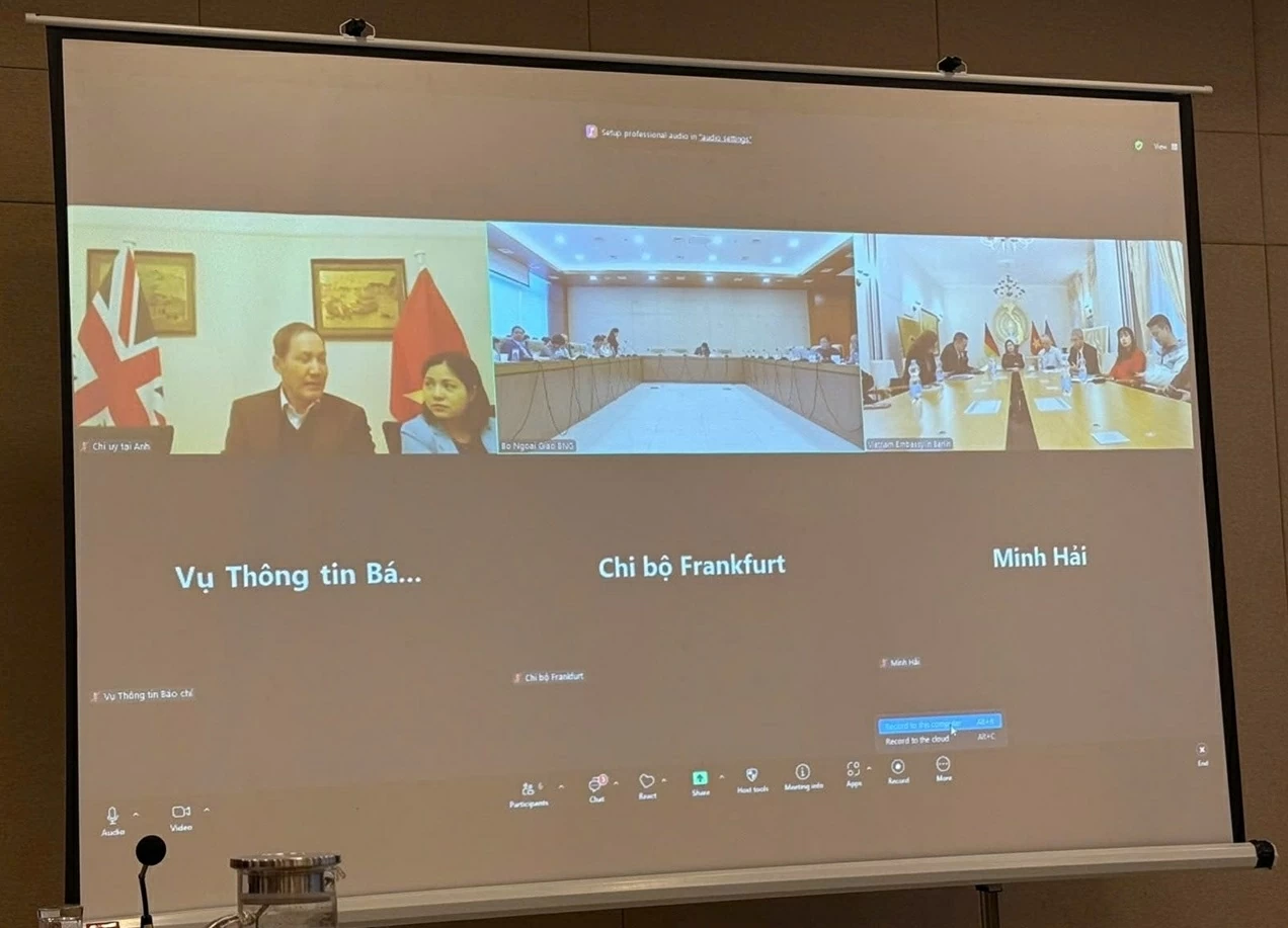 Vụ châu Âu (Bộ Ngoại giao sinh hoạt chuyên đề Theo dấu chân Chủ tịch Hồ Chí Minh tại Anh, Đức Vụ châu Âu (Bộ Ngoại giao sinh hoạt chuyên đề Theo dấu chân Chủ tịch Hồ Chí Minh tại Anh, Đức