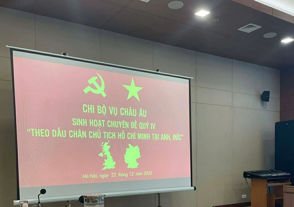 Vụ châu Âu (Bộ Ngoại giao sinh hoạt chuyên đề Theo dấu chân Chủ tịch Hồ Chí Minh tại Anh, Đức
