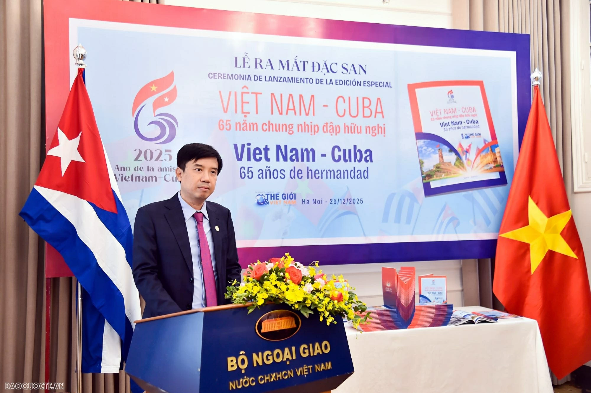 Đặc san 65 năm Việt Nam-Cuba: Tiếp tục lan tỏa tinh thần, giá trị mãi mãi trường tồn của mối quan hệ hữu nghị đặc biệt Đặc san 65 năm Việt Nam-Cuba: Tiếp tục lan tỏa tinh thần, giá trị mãi mãi trường tồn của mối quan hệ hữu nghị đặc biệt