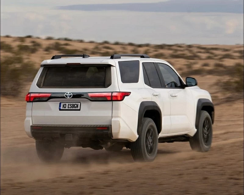 Phần đuôi Fortuner 2026 là chi tiết gây nhiều ý kiến trái chiều nhất trong bản dựng. 