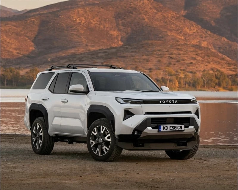 Bản dựng Toyota Fortuner 2026 gần như phản chiếu trọn vẹn ngôn ngữ thiết kế của Hilux thế hệ mới.