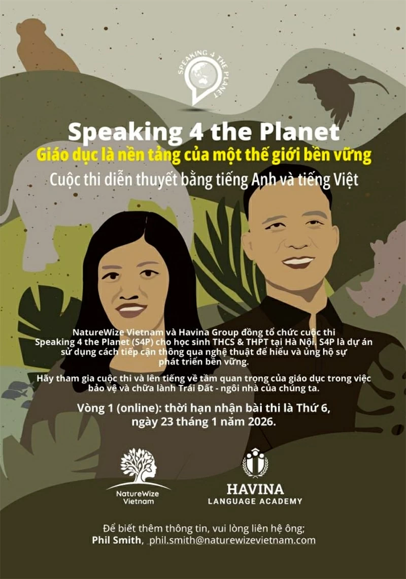 Speaking 4 the Planet Pilot 2026: Khi tuổi trẻ cất tiếng vì tương lai bền vững