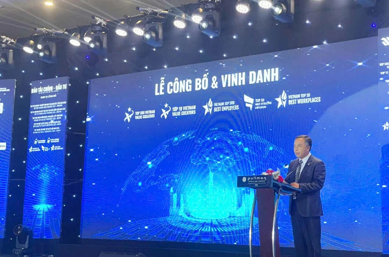 Ông Lê Trọng Minh, Phó Tổng Biên tập Báo Tài chính - Báo Đầu tư phát biểu khai mạc. Ảnh: Đức Thanh