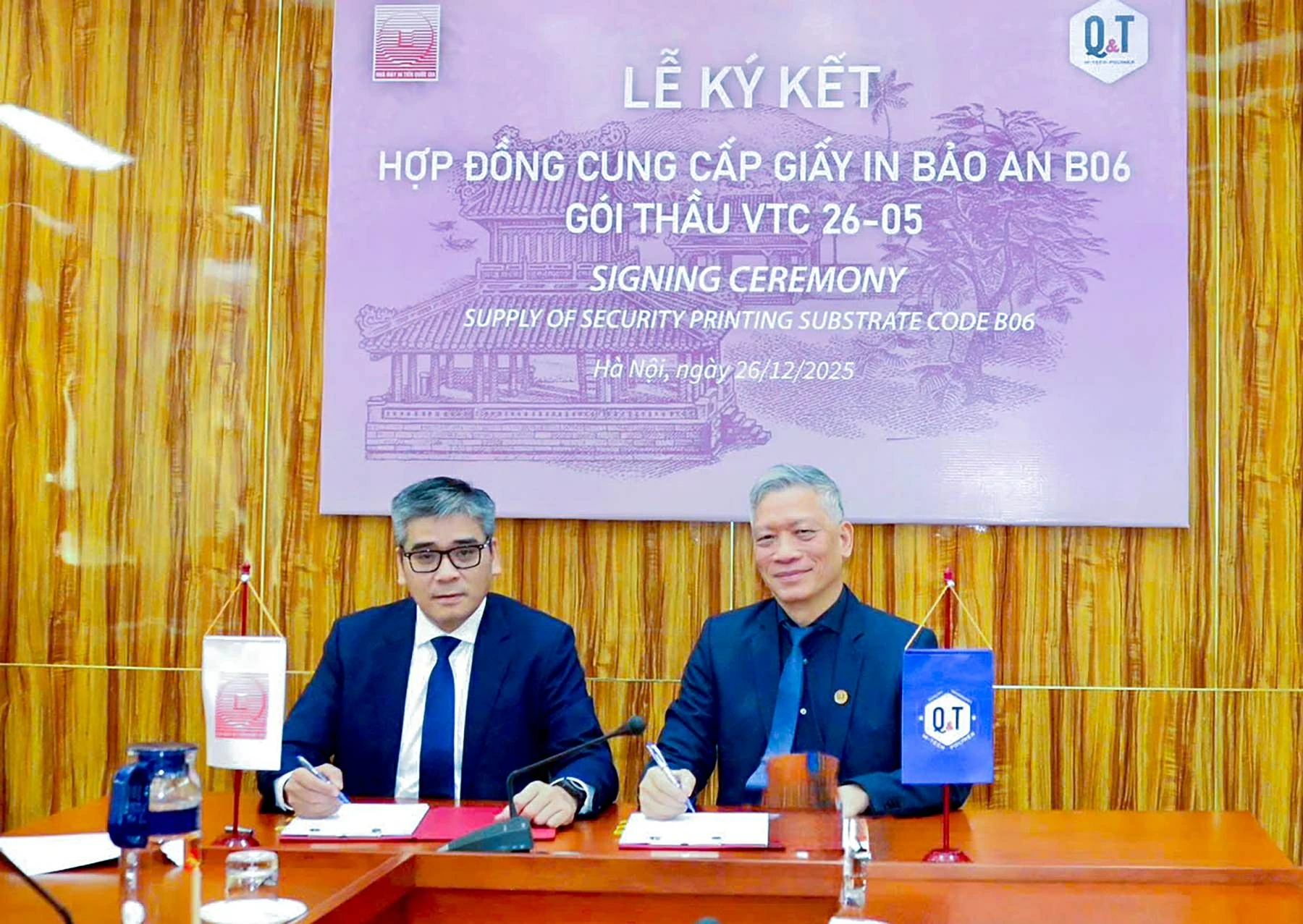 Q&T - Niềm tin trong từng tờ giấy in bảo an Q&T - Niềm tin trong từng tờ giấy in bảo an