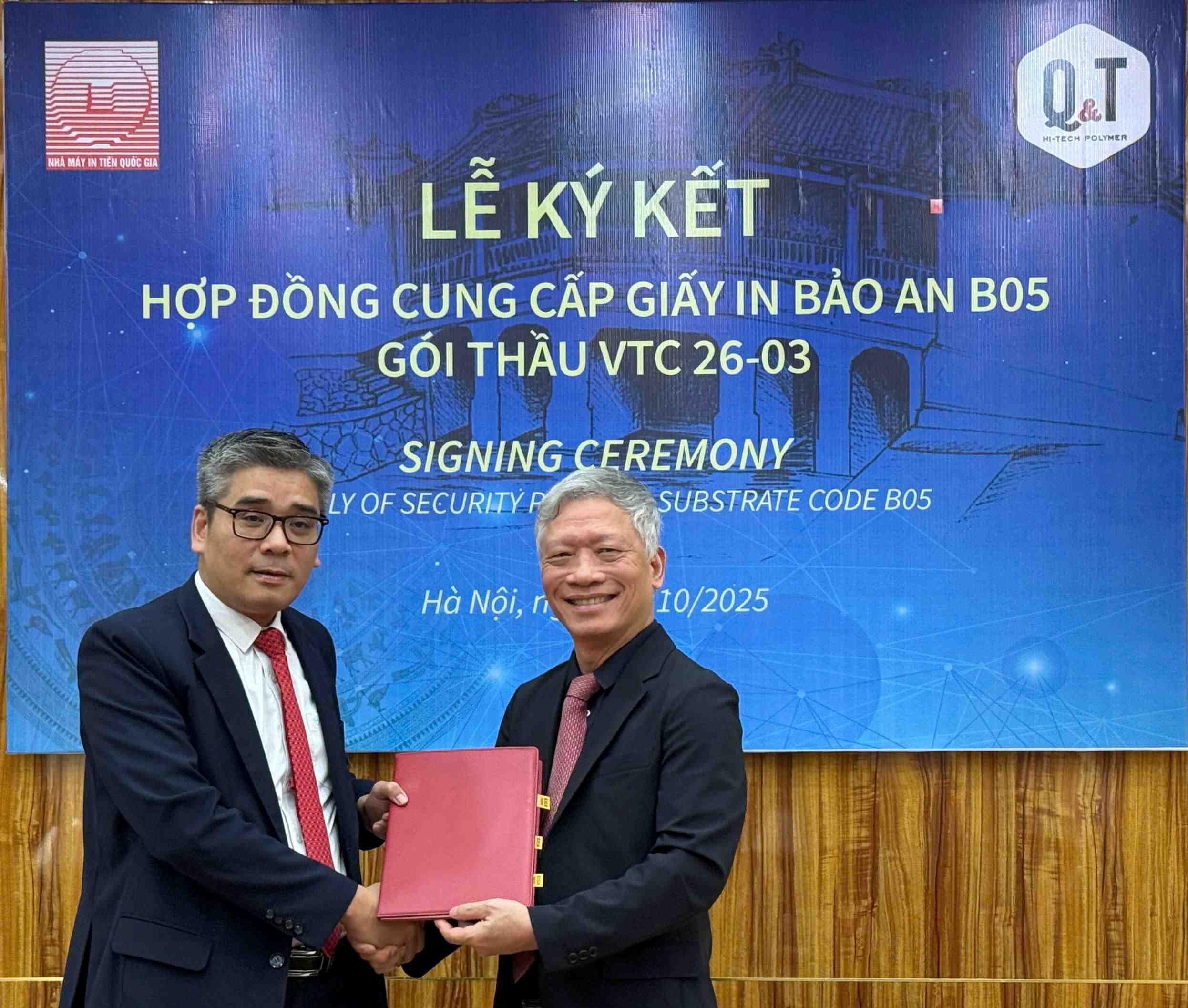 Q&T - Niềm tin trong từng tờ giấy in bảo an Q&T - Niềm tin trong từng tờ giấy in bảo an