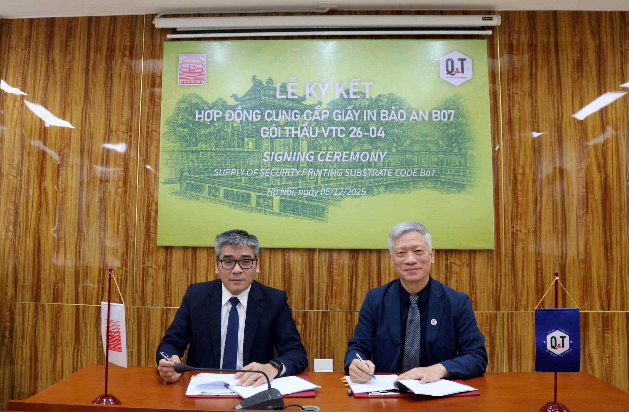 Q&T - Niềm tin trong từng tờ giấy in bảo an Q&T - Niềm tin trong từng tờ giấy in bảo an