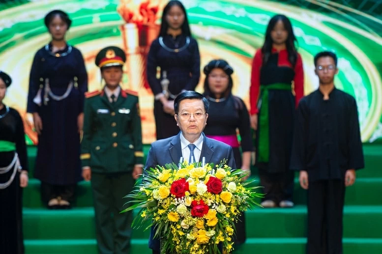 Phó Thủ tướng Mai Văn Chính phát biểu tại buổi lễ. (Nguồn: VGP)