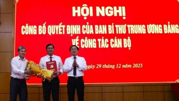Tỉnh uỷ Tây Ninh tổ chức Hội nghị công bố quyết định của Ban Bí thư Trung ương Đảng về công tác cán bộ