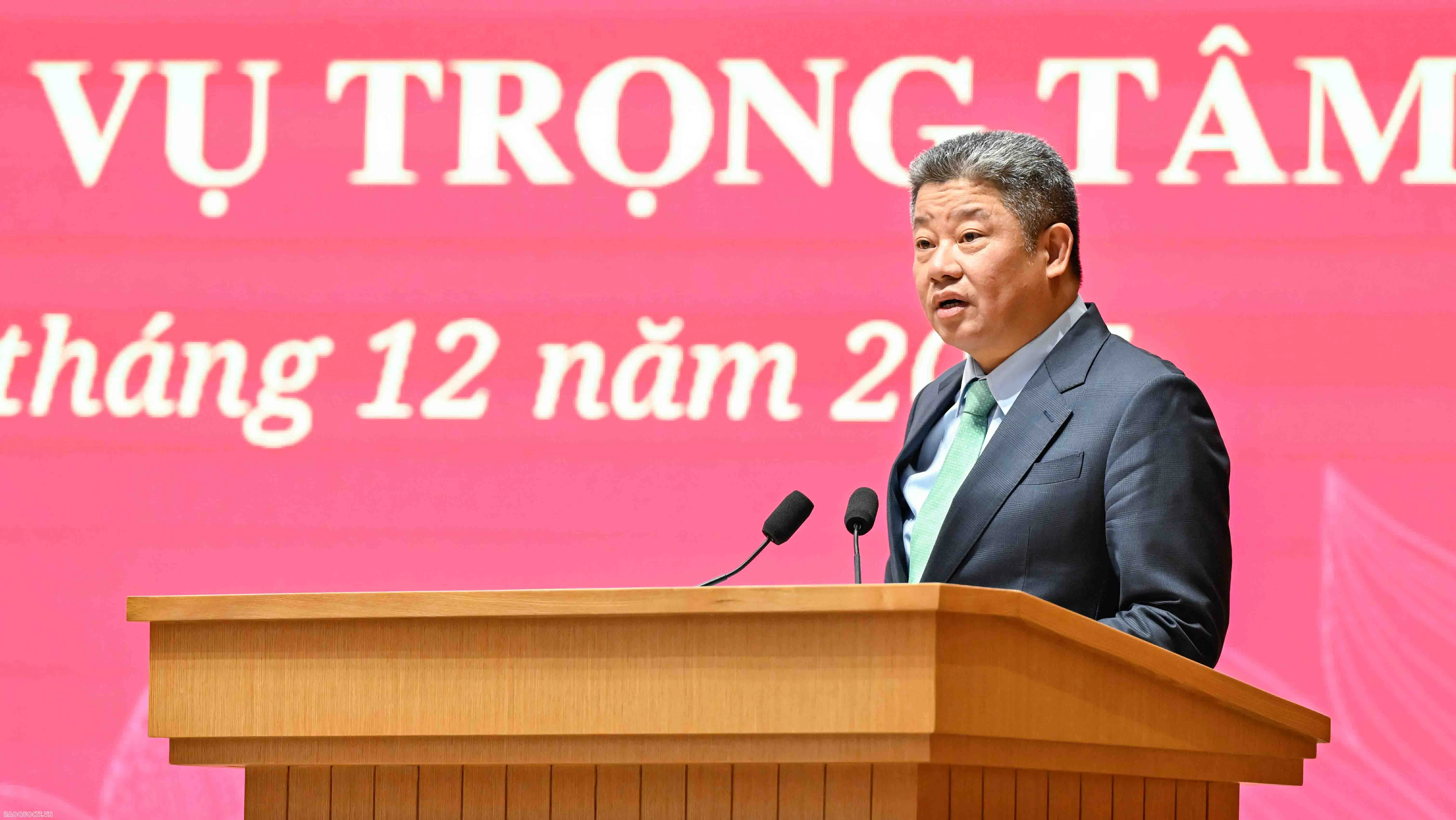 Tổng kết công tác ngành Ngoại giao năm 2025, phương hướng, nhiệm vụ trọng tâm năm 2026 Tổng kết công tác ngành Ngoại giao năm 2025, phương hướng, nhiệm vụ trọng tâm năm 2026