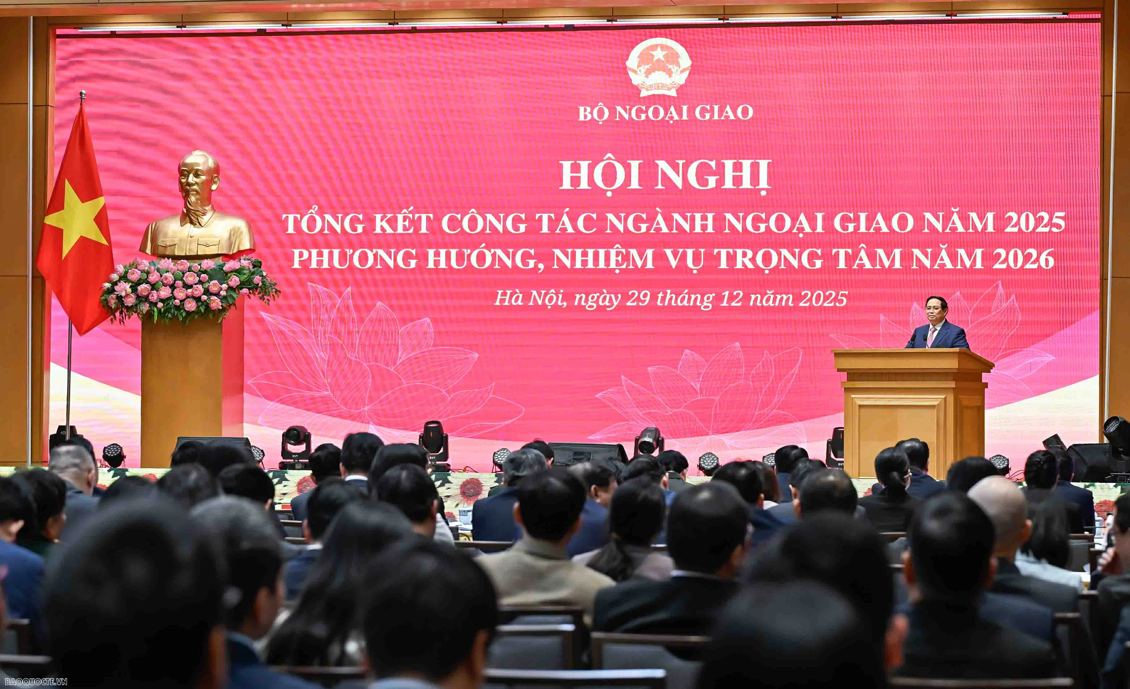 Tổng kết công tác ngành Ngoại giao năm 2025, phương hướng, nhiệm vụ trọng tâm năm 2026 Tổng kết công tác ngành Ngoại giao năm 2025, phương hướng, nhiệm vụ trọng tâm năm 2026