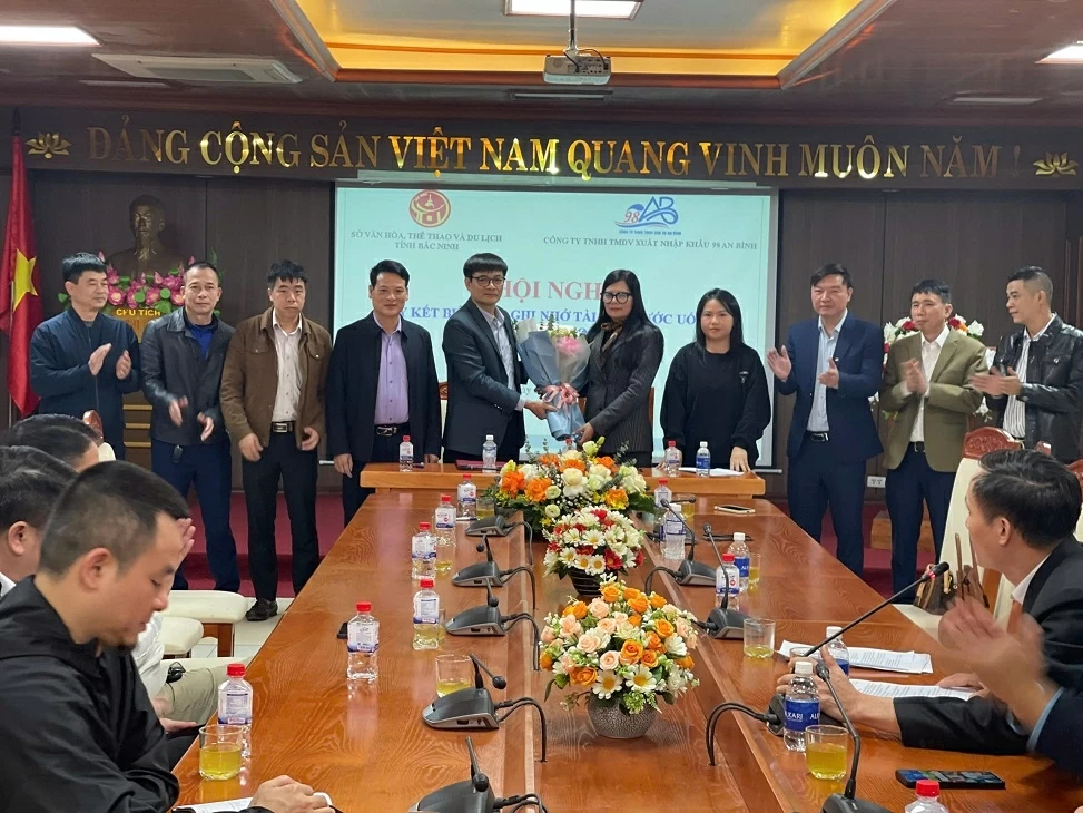 Ký biên bản ghi nhớ tài trợ nước uống cho các giải thể thao tại Bắc Ninh năm 2026