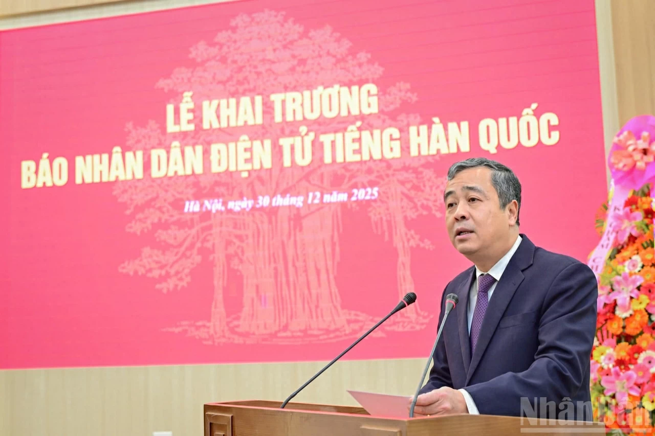 Báo Nhân Dân chính thức khai trương báo điện tử tiếng Hàn Quốc Báo Nhân Dân chính thức khai trương báo điện tử tiếng Hàn Quốc