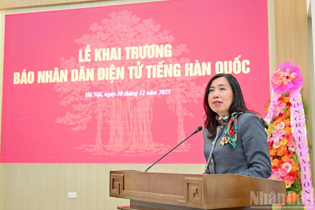 Báo Nhân Dân chính thức khai trương báo điện tử tiếng Hàn Quốc