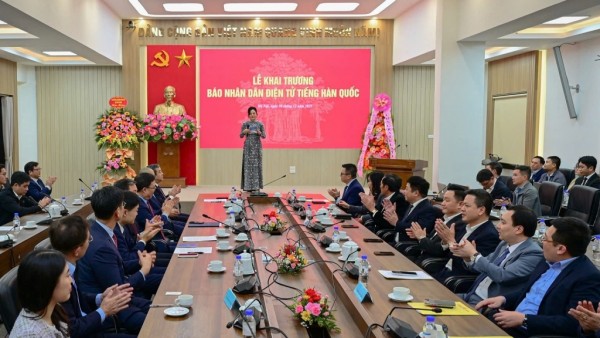 Báo Nhân Dân chính thức khai trương báo điện tử tiếng Hàn Quốc