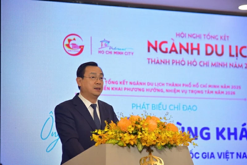 Ông Nguyễn Trùng Khánh, Cục trưởng Cục Du lịch Quốc gia Việt Nam phát biểu