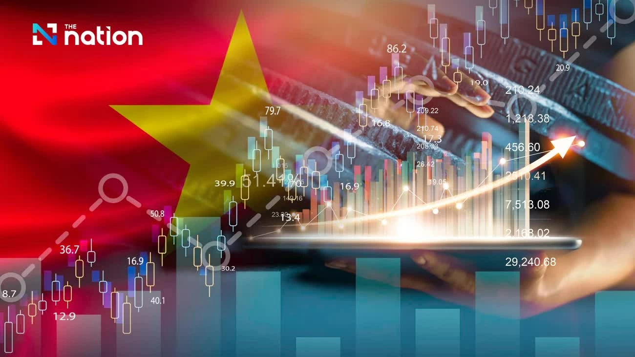 Theo The Nation, Việt Nam ghi nhận tốc độ tăng trưởng GDP cao nhất trong ASEAN, vượt trội so với nhiều quốc gia trong khu vực, đồng thời đặt mục tiêu trở thành nước có thu nhập cao vào năm 2045. (Nguồn: The Nation)