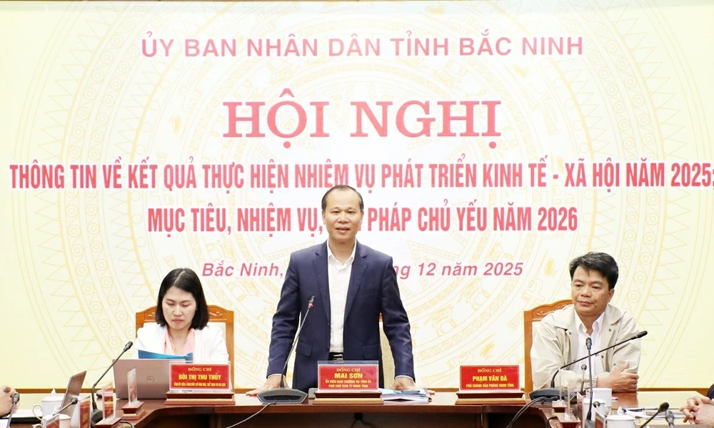 Bắc Ninh: Nhiều chỉ tiêu phát triển kinh tế - xã hội năm 2025 trong nhóm dẫn đầu cả nước
