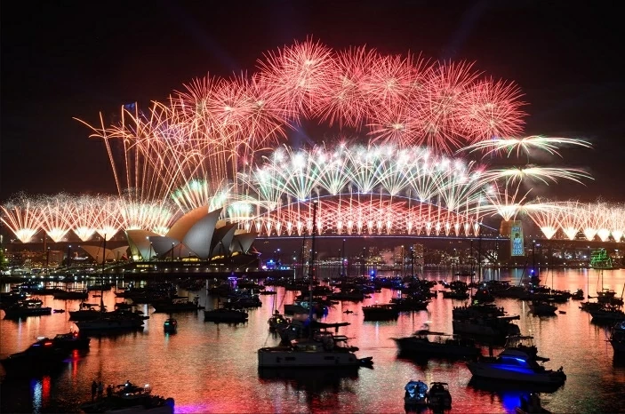 Hình ảnh rực rỡ trong lễ đón Năm mới 2026 trên khắp thế giới