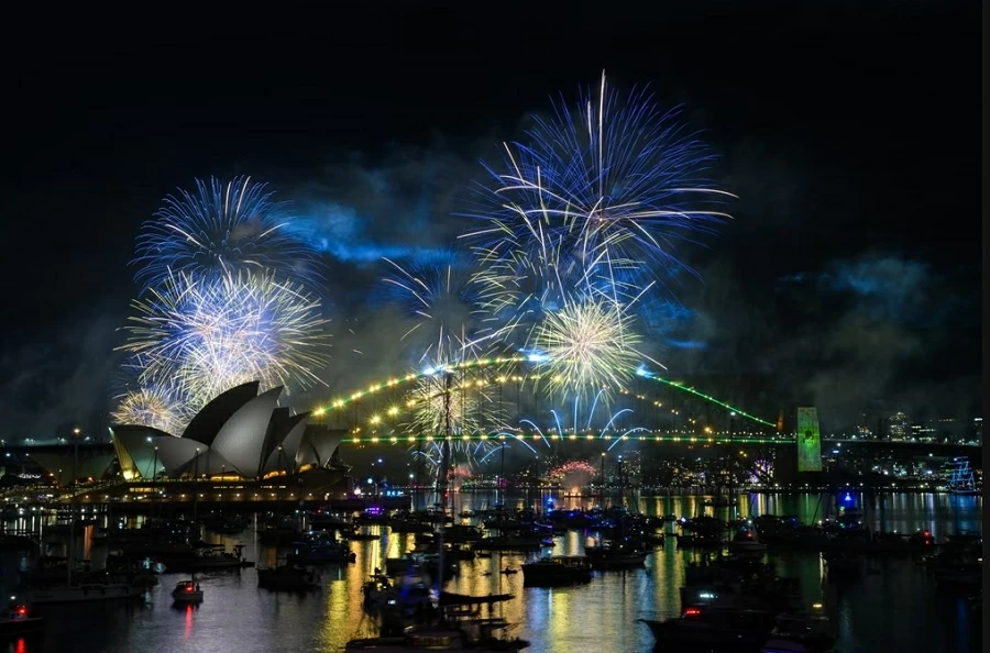 Hình ảnh rực rỡ trong lễ đón Năm mới 2026 trên khắp thế giới