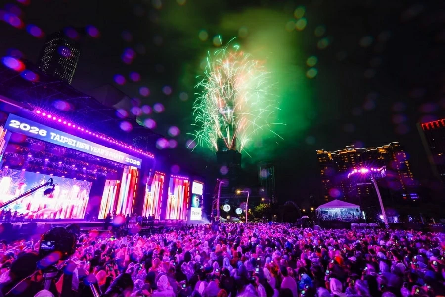 Hình ảnh rực rỡ trong lễ đón Năm mới 2026 trên khắp thế giới