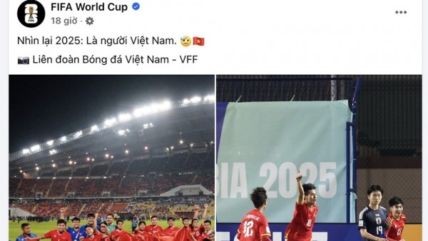FIFA vinh danh bóng đá Việt Nam trong năm 2025
