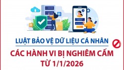 Các hành vi bị nghiêm cấm từ ngày 1/1/2026 theo Luật Bảo vệ dữ liệu cá nhân