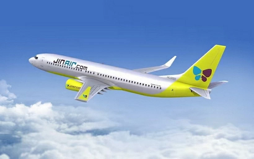 Máy bay của hãng hàng không Jin Air. (Nguồn: Jin Air) Máy bay của hãng hàng không Jin Air. (Nguồn: Jin Air)