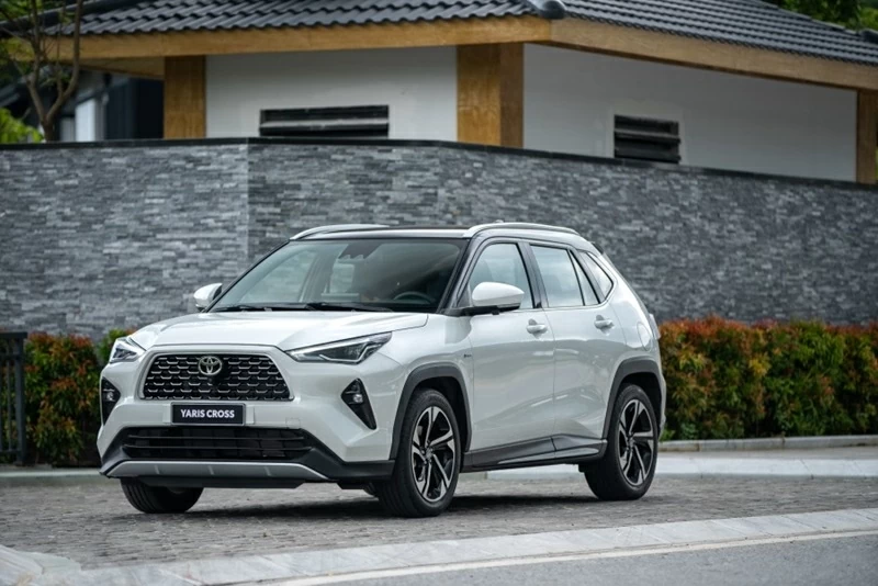 Top 5 mẫu xe Toyota bán chạy nhất năm 2025: Yaris Cross nắm giữ ngôi đầu.