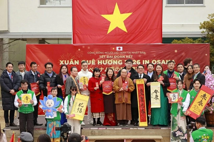 Lần đầu tiên các hội đoàn người Việt khắp Nhật Bản cùng hội tụ trong sự kiện Xuân Quê hương 2026 tại Osaka Lần đầu tiên các hội đoàn người Việt khắp Nhật Bản cùng hội tụ trong sự kiện Xuân Quê hương 2026 tại Osaka