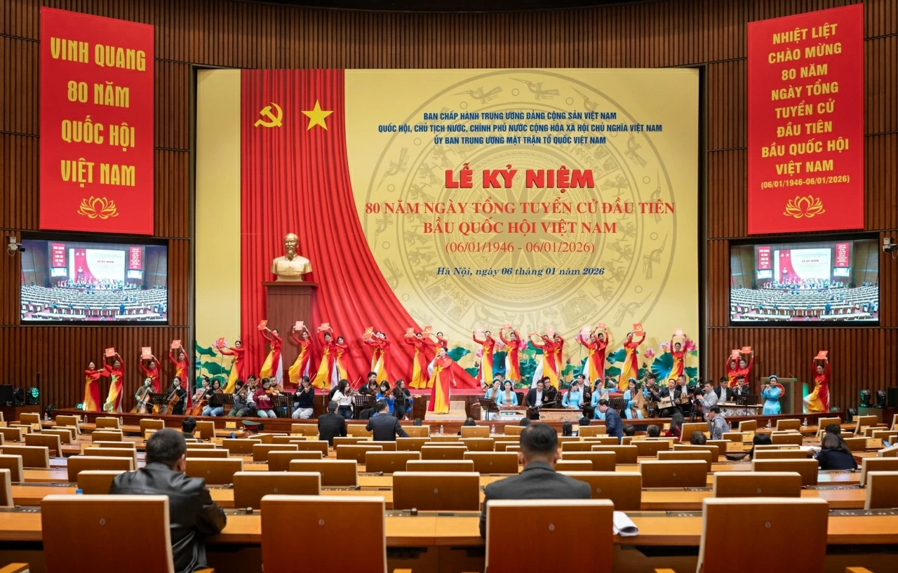 Triển lãm 80 năm Quốc hội Việt Nam đồng hành cùng dân tộc