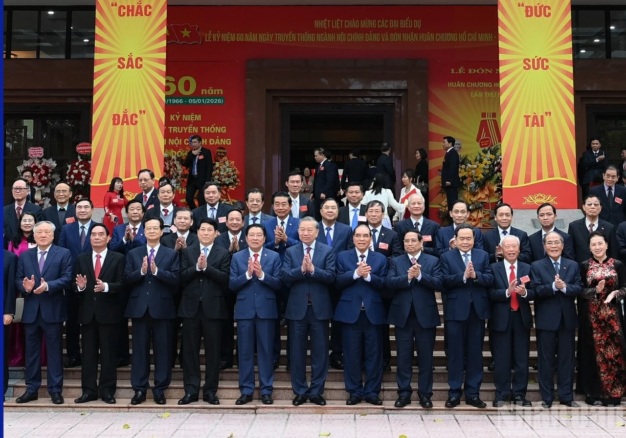Ban Nội chính Trung ương đón nhận Huân chương Hồ Chí Minh lần thứ hai
