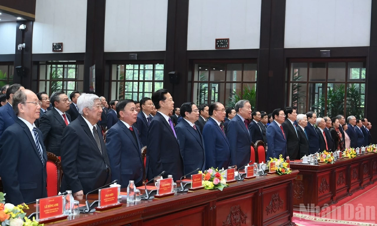 Ban Nội chính Trung ương đón nhận Huân chương Hồ Chí Minh lần thứ hai
