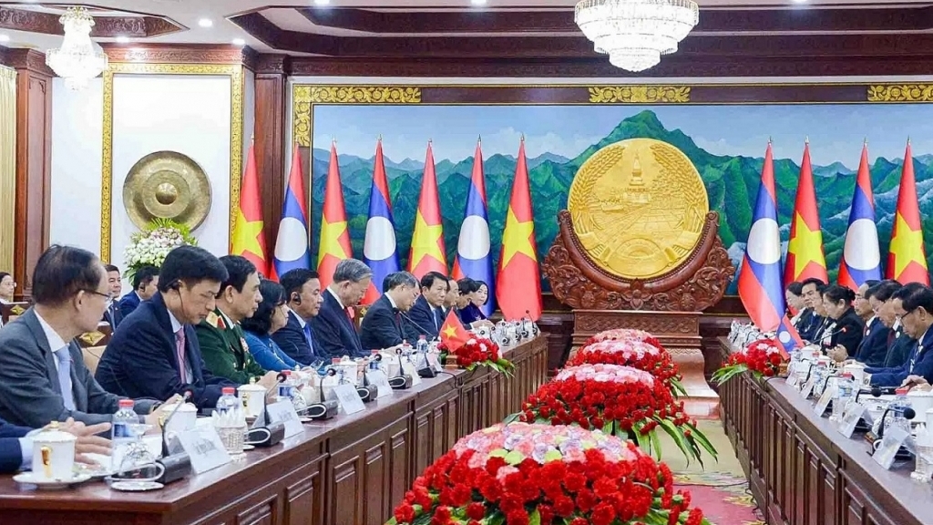 Điện mừng Đại hội Đảng Nhân dân cách mạng Lào lần thứ XII