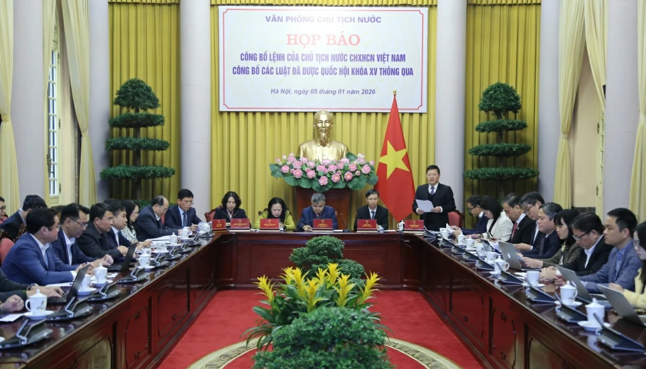 Toàn cảnh buổi họp báo. (Ảnh: Thành Long)