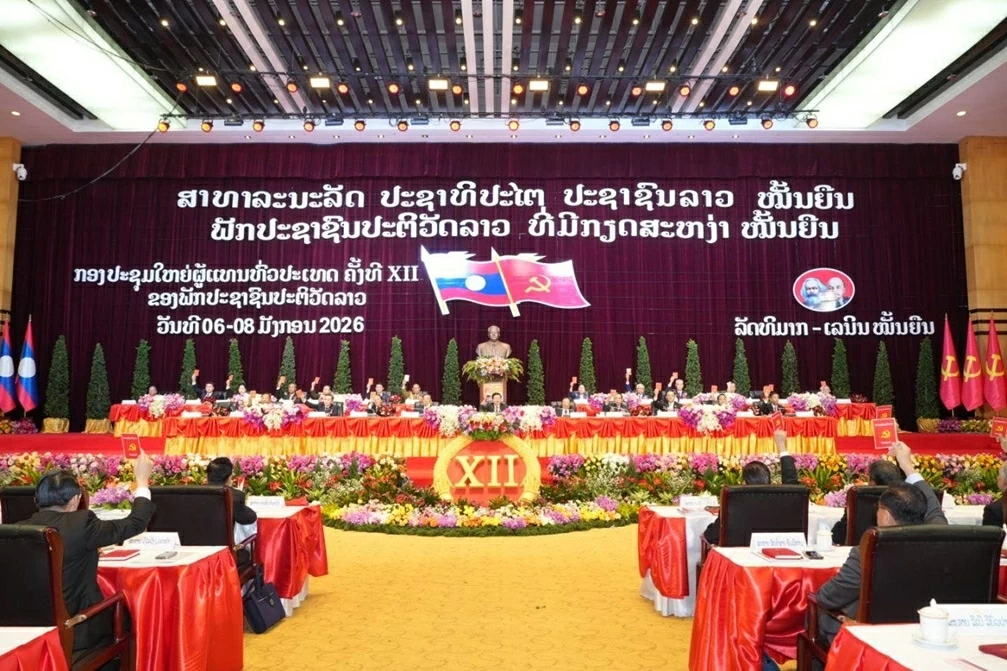 Đại hội Đại biểu lần thứ XII của Đảng Nhân dân Cách mạng Lào – Một giai đoạn phát triển mới của cách mạng Lào Đại hội Đại biểu lần thứ XII của Đảng Nhân dân Cách mạng Lào – Một giai đoạn phát triển mới của cách mạng Lào