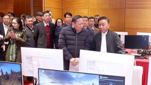 Thường trực Ban Bí thư Trần Cẩm Tú kiểm tra công tác chuẩn bị Đại hội XIV của Đảng