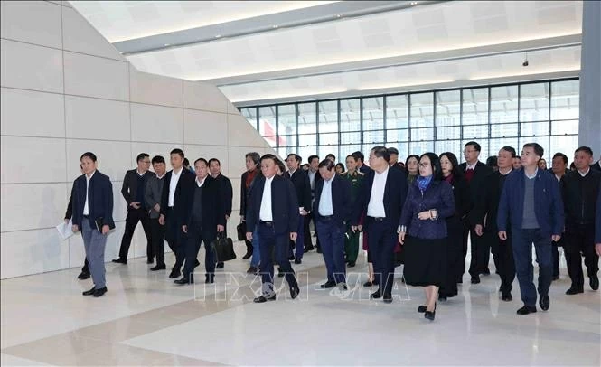 Thường trực Ban Bí thư Trần Cẩm Tú kiểm tra công tác chuẩn bị Đại hội XIV của Đảng