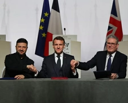 Pháp-Anh chính thức tuyên bố sẽ đưa quân sang Ukraine sau lệnh ngừng bắn, Mỹ sẽ hỗ trợ châu Âu Pháp-Anh chính thức tuyên bố sẽ đưa quân sang Ukraine sau lệnh ngừng bắn, Mỹ sẽ hỗ trợ châu Âu