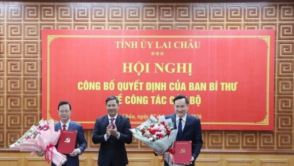 Công bố quyết định của Ban Bí thư về công tác nhân sự tỉnh Lai Châu