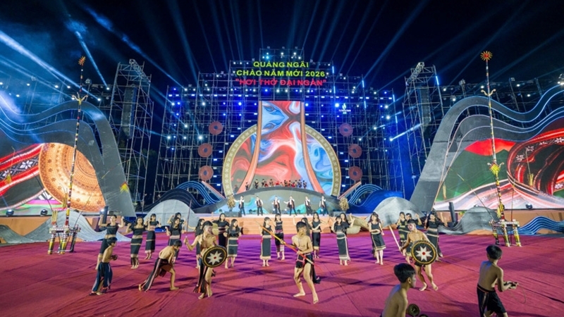Từ 'Hơi thở Đại ngàn' đến 'Sắc hồng giữa Đại ngàn': Quảng Ngãi bùng nổ chuỗi sự kiện chào Năm mới 2026 sau sáp nhập