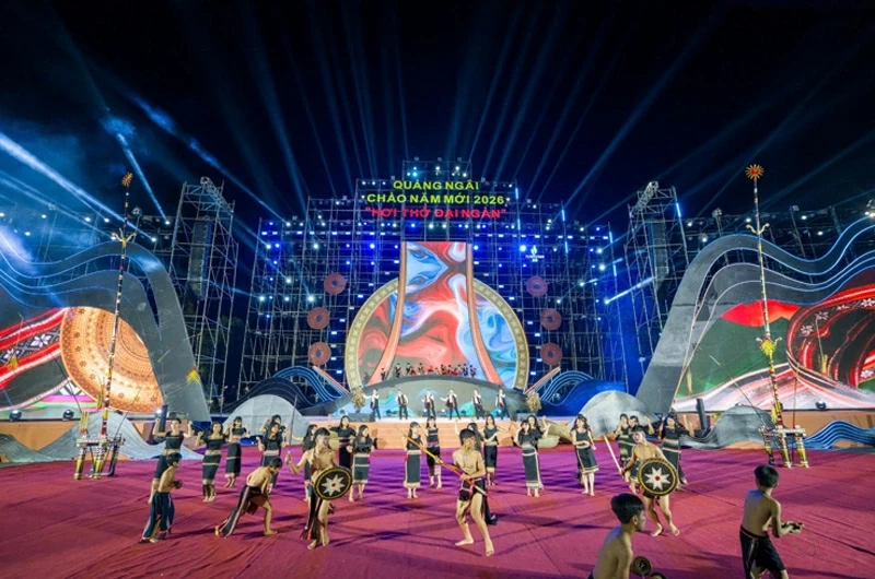 Từ Hơi thở Đại ngàn đến Sắc hồng giữa Đại ngàn; Quảng Ngãi bùng nổ chuỗi sự kiện chào Năm mới 2026 sau sáp nhập