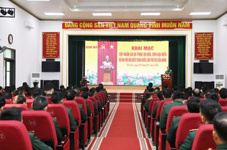 Nâng cao kỹ thuật chuyên môn lái xe sẵn sàng đưa đón đại biểu dự Đại hội đại biểu toàn quốc lần thứ XIV