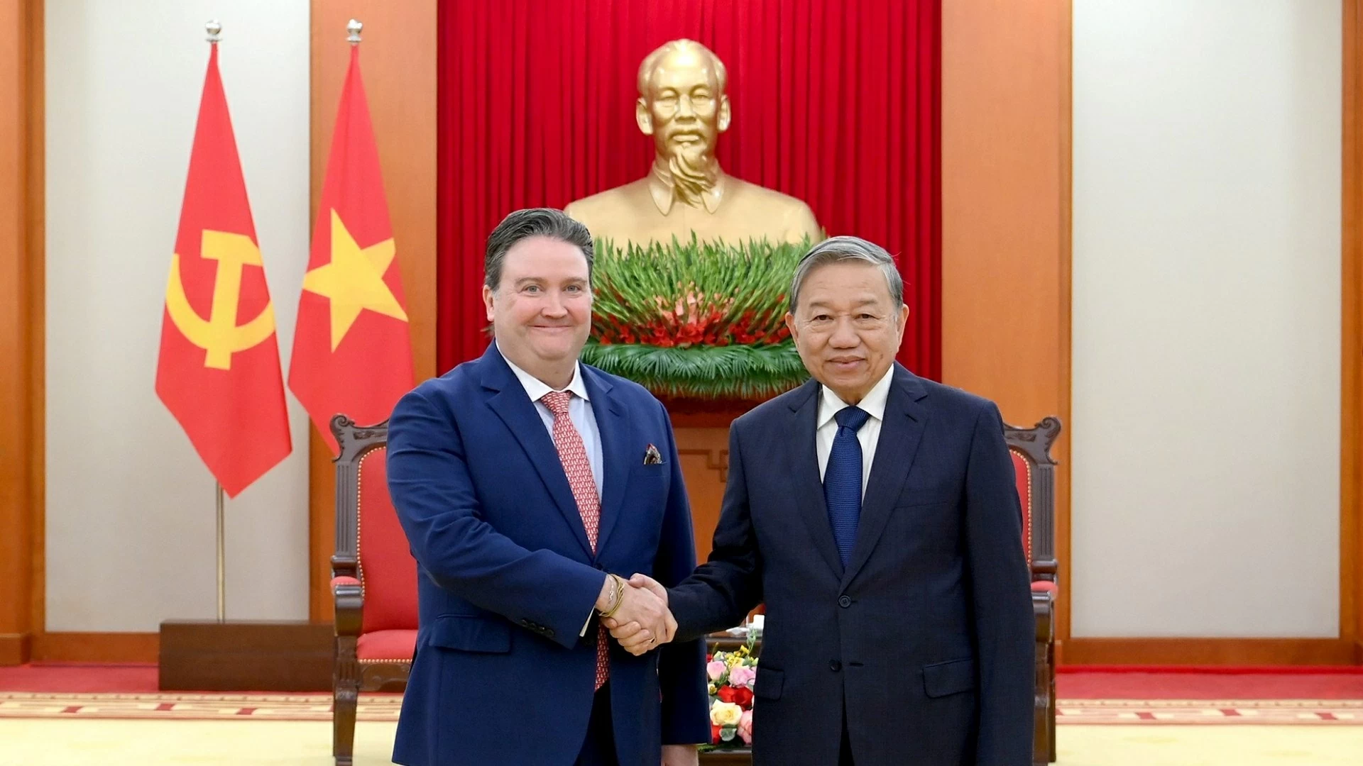 Tổng Bí thư Tô Lâm tiếp Đại sứ Hoa Kỳ chào từ biệt