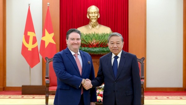 Party General Secretary To Lam meets U.S. Ambassador in farewell call