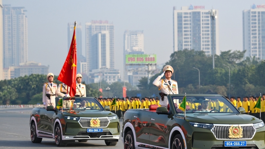 Lực lượng Công an nhân dân xuất quân bảo vệ Đại hội XIV của Đảng