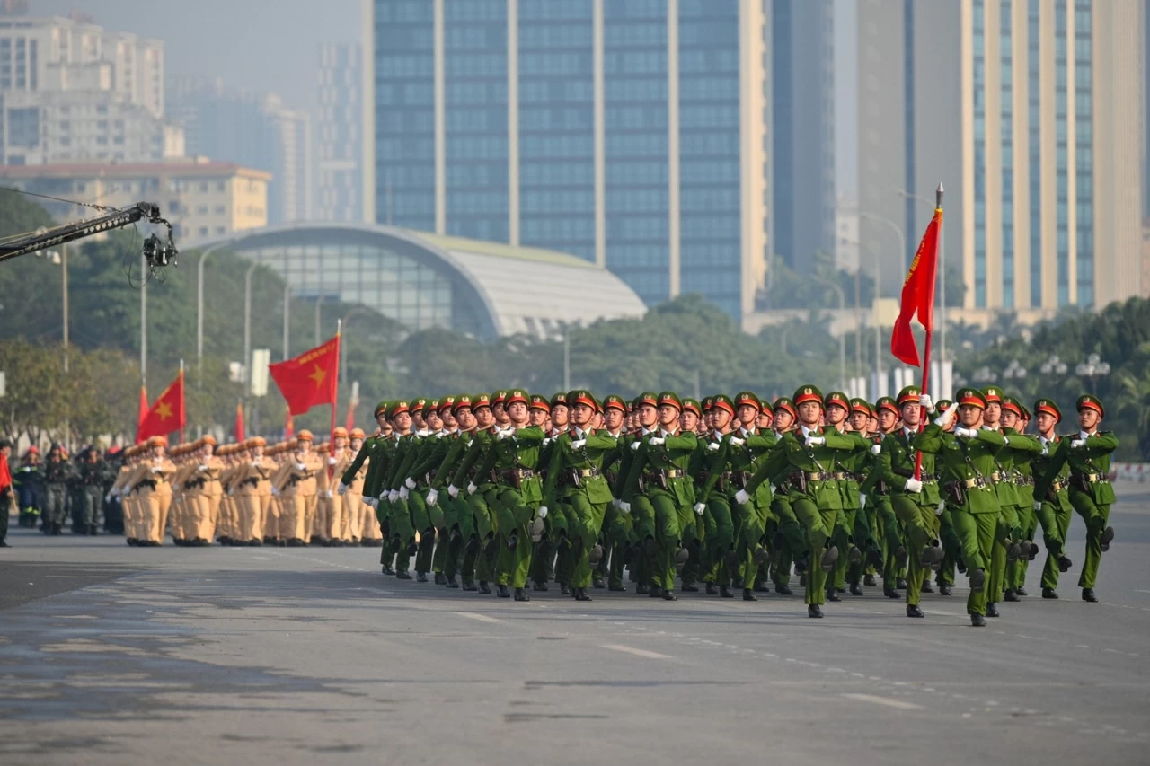 Lực lượng Công an nhân dân xuất quân bảo vệ Đại hội XIV của Đảng