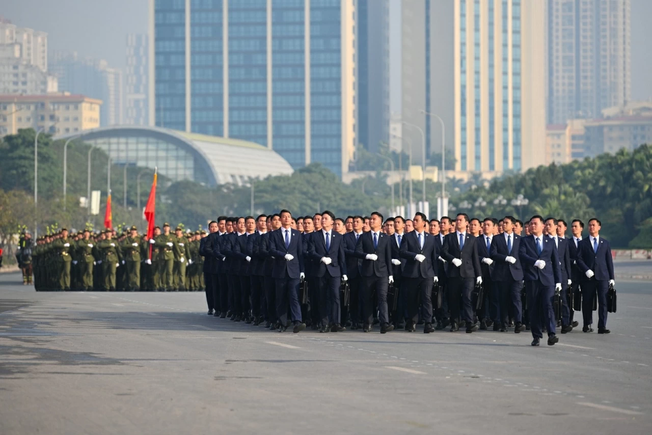 Lực lượng Công an nhân dân xuất quân bảo vệ Đại hội XIV của Đảng