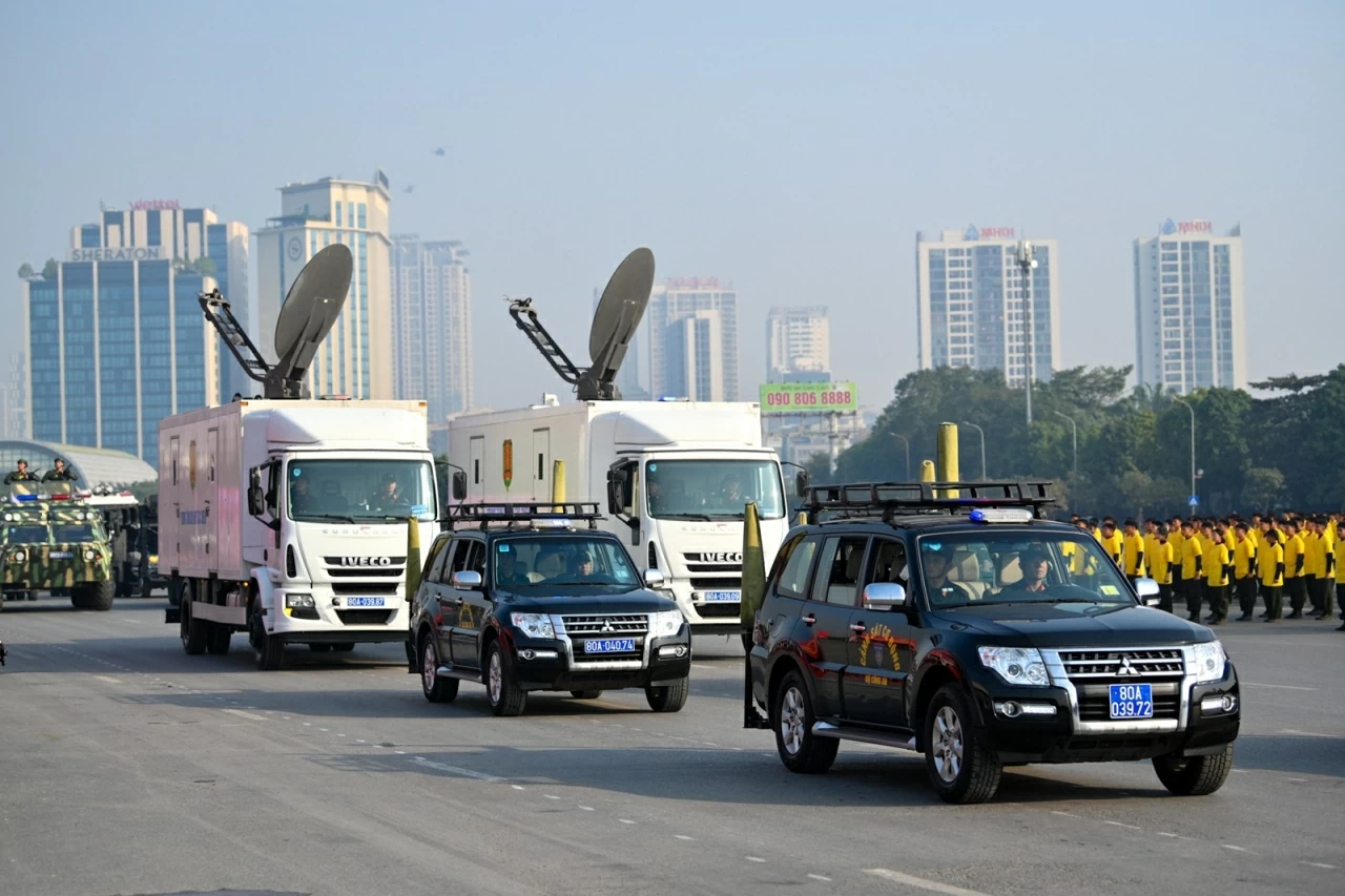 Lực lượng Công an nhân dân xuất quân bảo vệ Đại hội XIV của Đảng